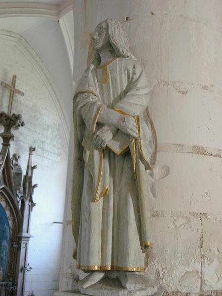 2 statues : Vierge et saint Jean de Calvaire