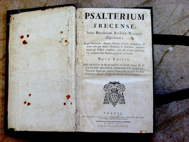 Livre liturgique : Psautier