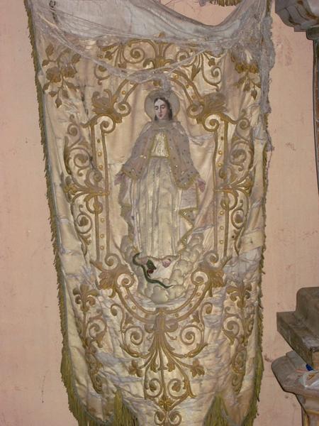 Bannière de procession : Vierge