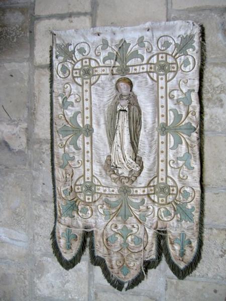 Bannière de procession : Vierge