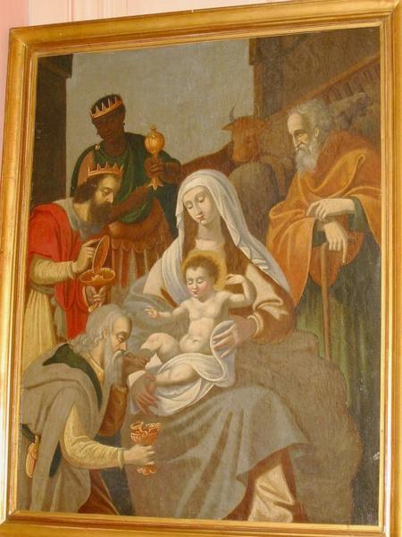 Tableau : Adoration des Mages (dépôt de l'Hôtel-Dieu au musée des Beaux-Arts)