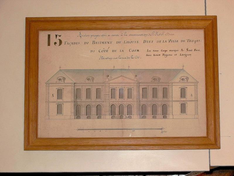 Dessin (dépôt de l'Hôtel-Dieu au musée des Beaux-Arts)