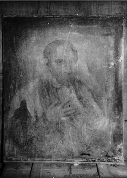 Peinture : Saint François de Sales ou saint Vincent de Paul (disparue)