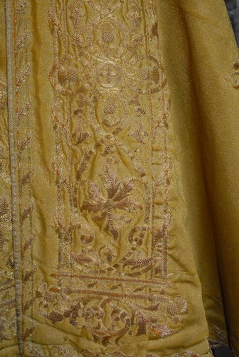 chape (ornement doré), détail - © Ministère de la Culture (France), Conservation des antiquités et des objets d’art de l’Aude – Tous droits réservés 