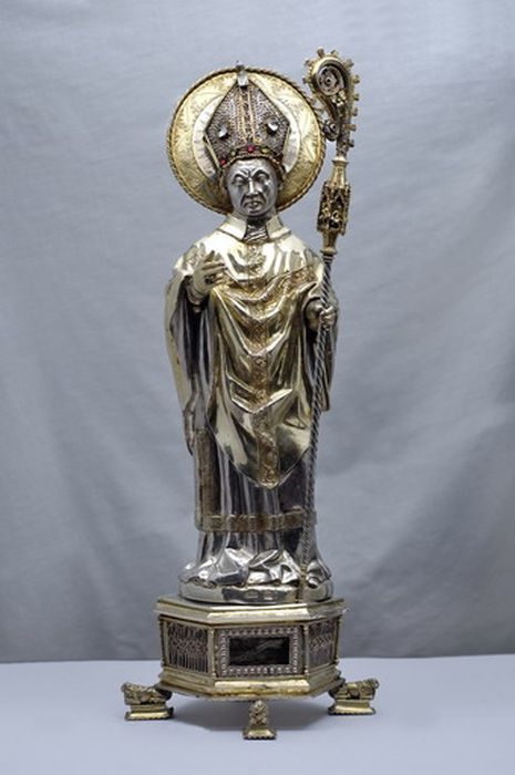 statuette-reliquaire : Saint Martin