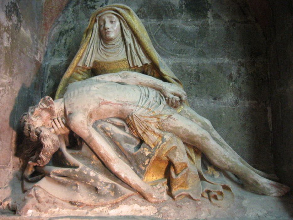 groupe sculpté : Vierge de Pitié