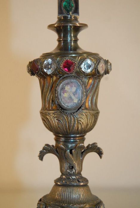 croix-reliquaire, ex-voto, détail - © Ministère de la Culture (France), Conservation des antiquités et des objets d’art de l’Aude – Tous droits réservés 