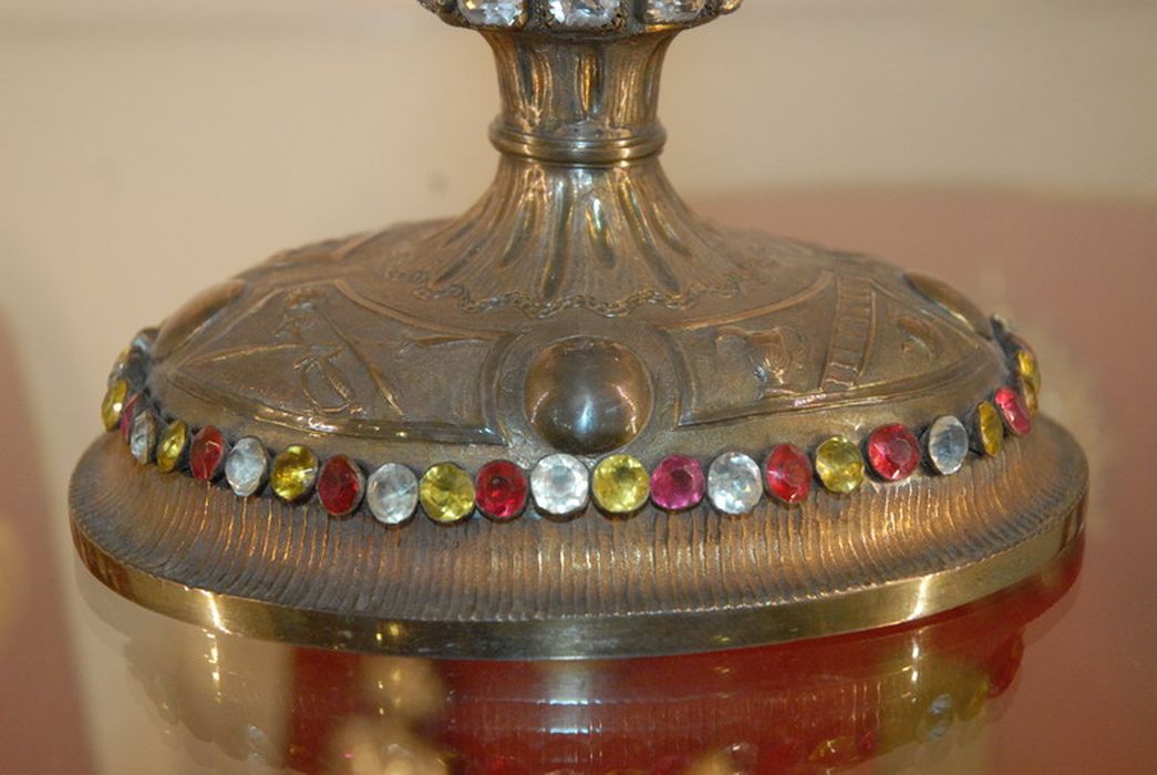 croix-reliquaire, ex-voto, détail - © Ministère de la Culture (France), Conservation des antiquités et des objets d’art de l’Aude – Tous droits réservés 