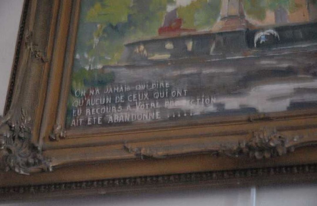 tableau ex-voto : La basilique Notre-Dame de Marceille, détail - © Ministère de la Culture (France), Conservation des antiquités et des objets d’art de l’Aude – Tous droits réservés 
