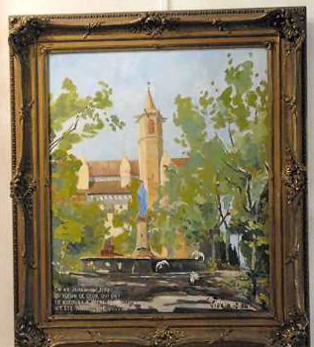 tableau ex-voto : La basilique Notre-Dame de Marceille, détail - © Ministère de la Culture (France), Conservation des antiquités et des objets d’art de l’Aude – Tous droits réservés