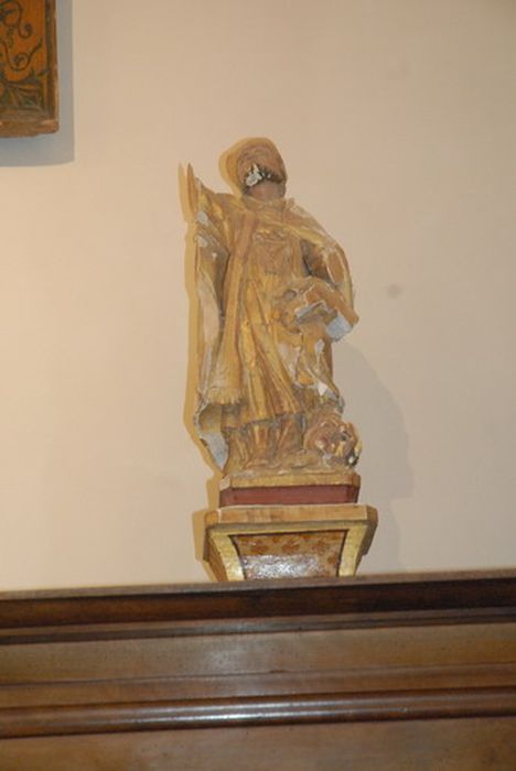statue : Saint évêque (n° 1) - © Ministère de la Culture (France), Conservation des antiquités et des objets d’art de l’Aude – Tous droits réservés
