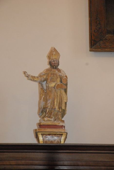 statue : Saint évêque (n° 2) - © Ministère de la Culture (France), Conservation des antiquités et des objets d’art de l’Aude – Tous droits réservés