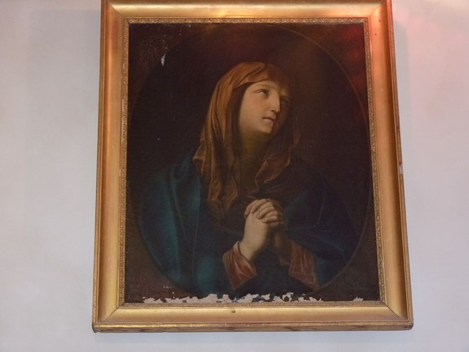 tableau : la Vierge Marie - © Ministère de la Culture (France), Conservation des antiquités et des objets d’art de l’Aude – Tous droits réservés