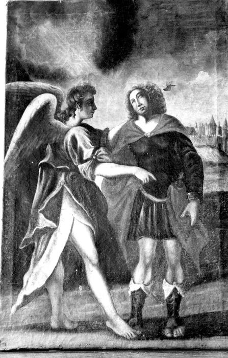 tableau : Voyage de Tobie et de l'archange Raphaël - © Ministère de la Culture (France), Conservation des antiquités et des objets d’art de l’Aude – Tous droits réservés