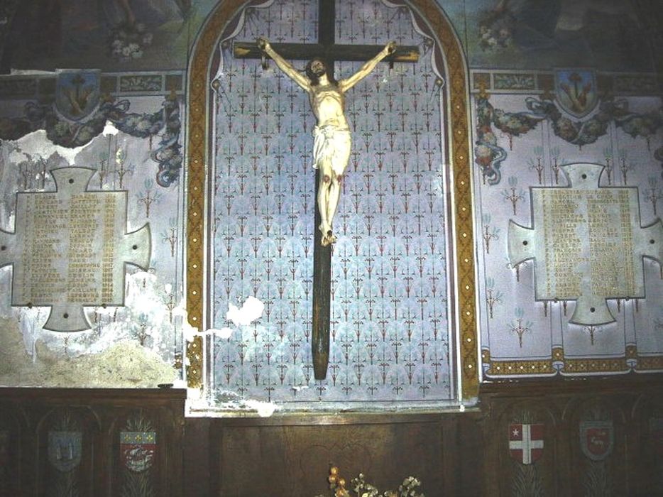 tableau : Deux anges aux lys - © Ministère de la Culture (France), Conservation des antiquités et des objets d’art de l’Aude – Tous droits réservés 