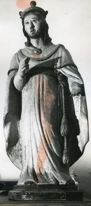 statue : Saint Louis - © Ministère de la Culture (France), Conservation des antiquités et des objets d’art de l’Aude – Tous droits réservés 