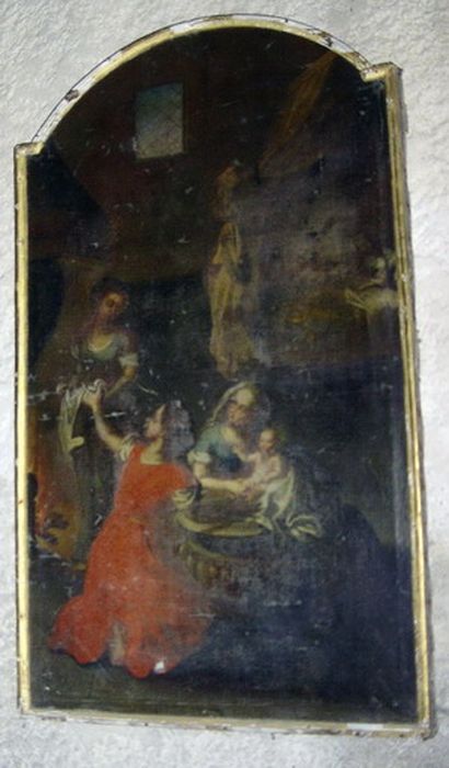 tableau : Nativité de saint Jean-Baptiste - © Ministère de la Culture (France), Conservation des antiquités et des objets d’art de l’Aude – Tous droits réservés 