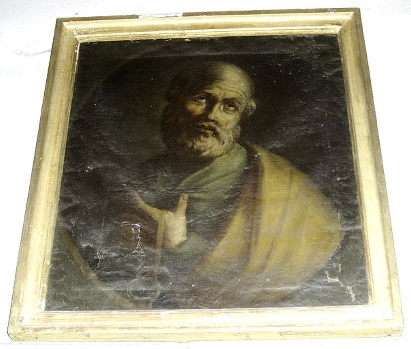tableau : Saint Pierre - © Ministère de la Culture (France), Conservation des antiquités et des objets d’art de l’Aude – Tous droits réservés 