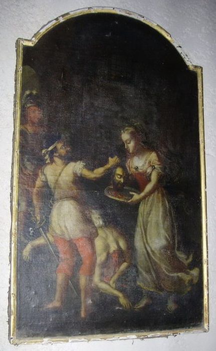 tableau : la Décollation du St Jean-Baptiste - © Ministère de la Culture (France), Conservation des antiquités et des objets d’art de l’Aude – Tous droits réservés 