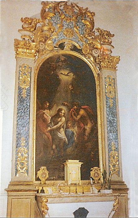 Tableau d'autel : Le Baptême du Christ