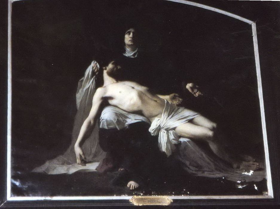 tableau et cadre : Vierge de Pitié