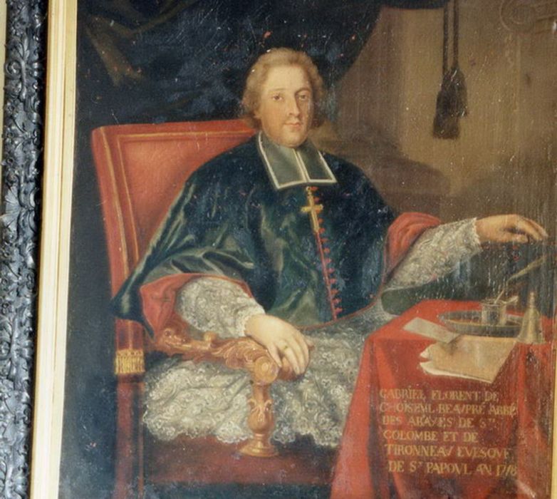 tableau : Portrait de Monseigneur de Choiseul Beaupré