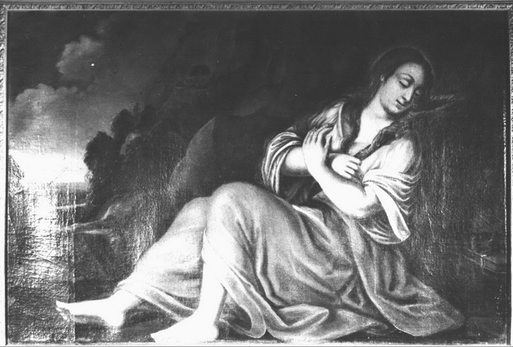 tableau : Sainte Marie-Madeleine - © Ministère de la Culture (France), Conservation des antiquités et des objets d’art de l’Aude – Tous droits réservés