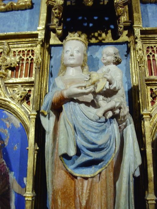 statue : Vierge à l'Enfant dite Notre-Dame de la Barthe - © Ministère de la Culture (France), Conservation des antiquités et des objets d’art de l’Aude – Tous droits réservés 