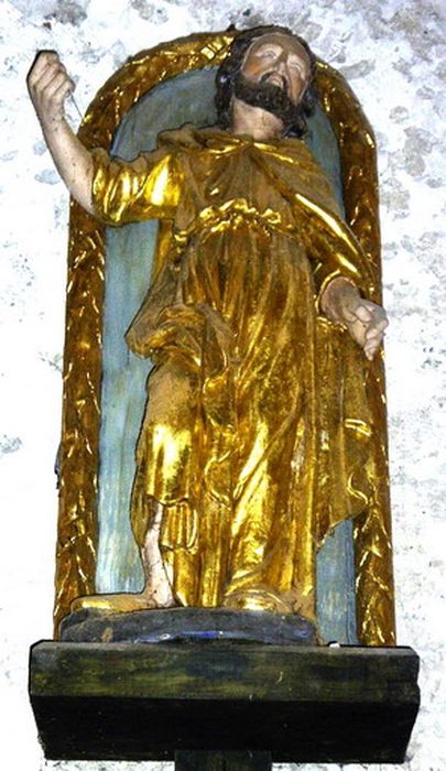 statue : Saint non identifié - © Ministère de la Culture (France), Conservation des antiquités et des objets d’art de l’Aude – Tous droits réservés 