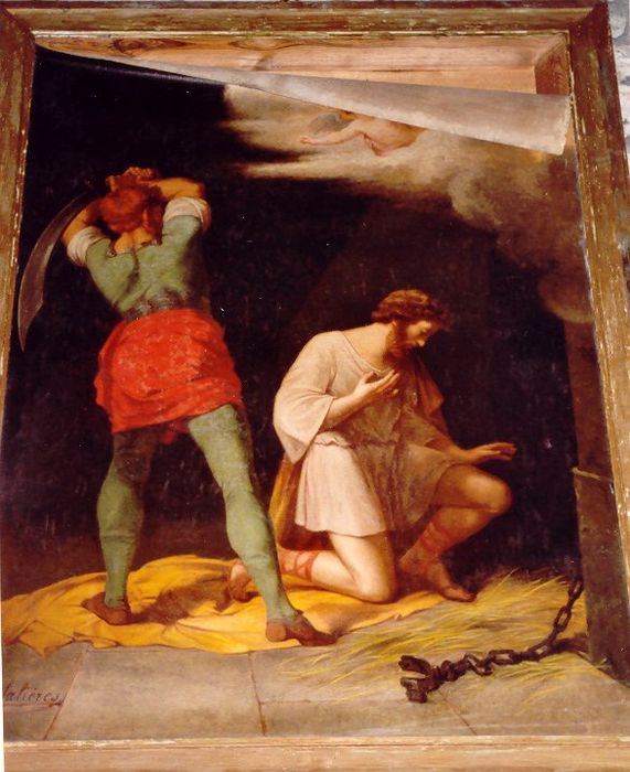 tableau : la Décollation de Saint Julien