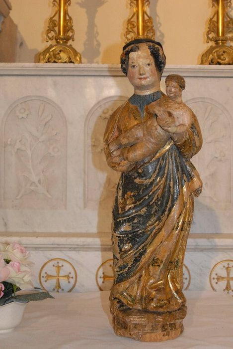 statue : Notre-Dame de l'Assomption - © Ministère de la Culture (France), Conservation des antiquités et des objets d’art de l’Aude – Tous droits réservés 