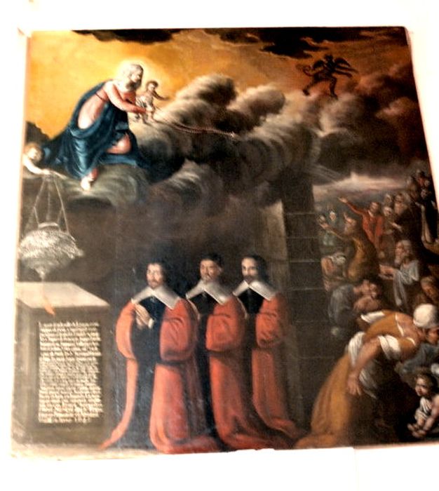 tableau ex-voto de la ville de Limoux pour la cessation de la peste en 1631 - © Ministère de la Culture (France), Conservation des antiquités et des objets d’art de l’Aude – Tous droits réservés