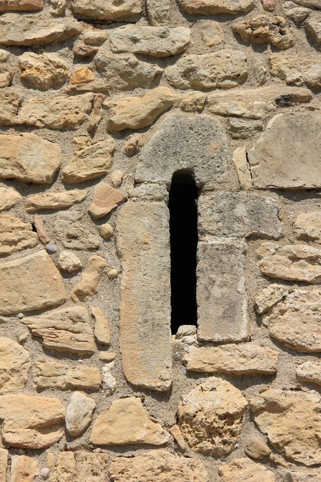 Chapelle Saint-Laurent : Chevet, détail de la baie