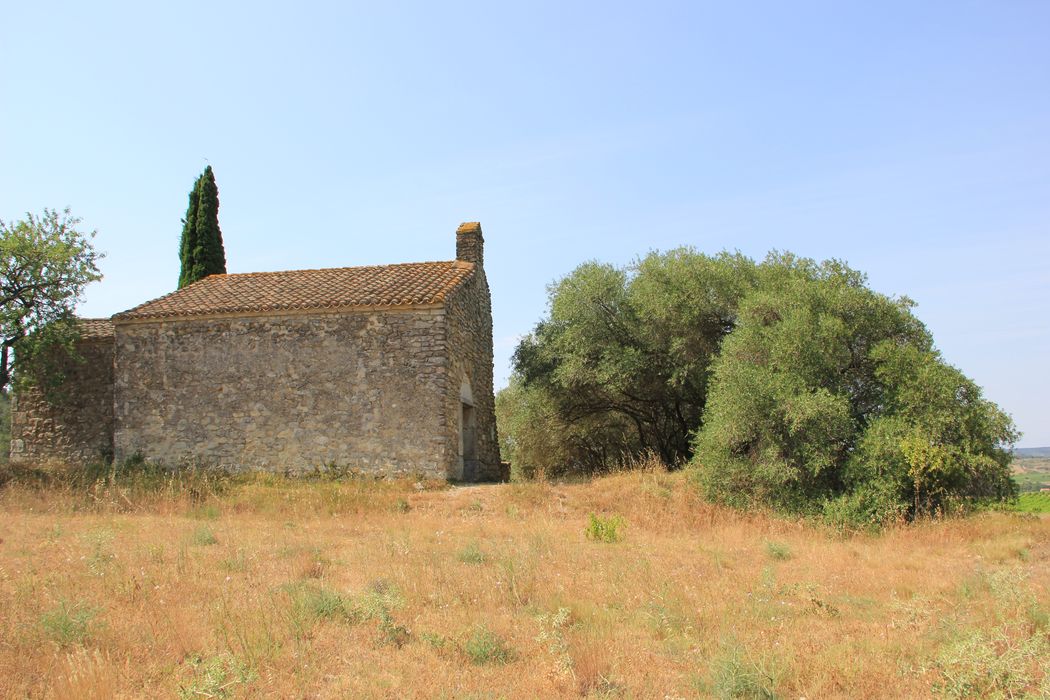 chapelle Saint-Laurent : Façade nord, vue générale