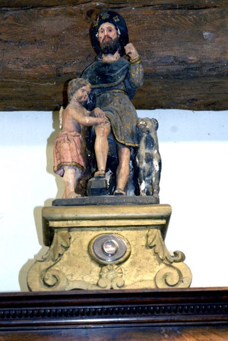 statuette-reliquaire de saint Roch