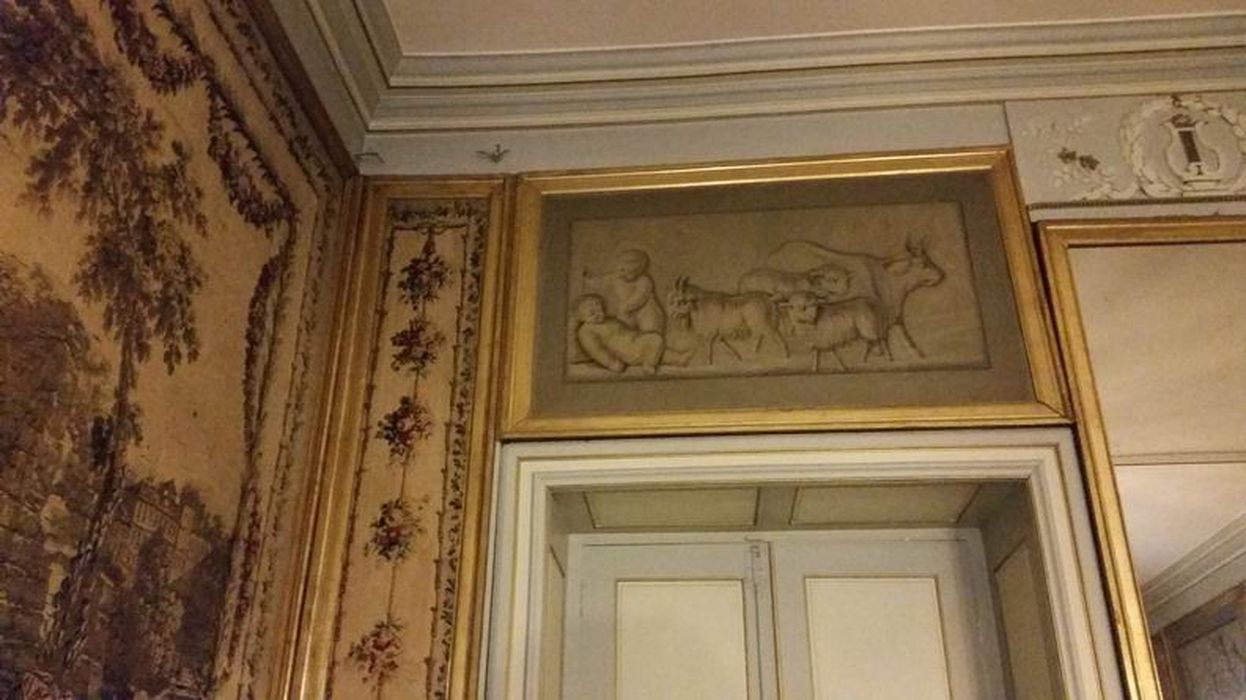 hôtel de Murat : Grand salon, vue partielle du décor