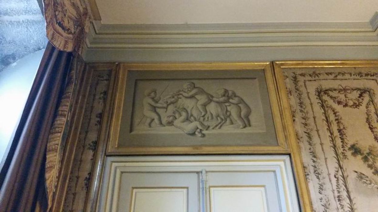 hôtel de Murat : Grand salon, vue partielle du décor