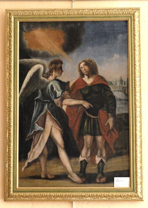 tableau : Voyage de Tobie et de l'archange Raphaël - © Ministère de la Culture (France), Conservation des antiquités et des objets d’art de l’Aude – Tous droits réservés 