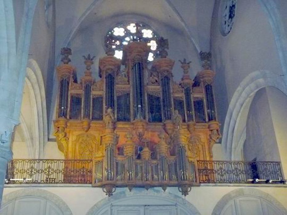 orgue de tribune : partie instrumentale de l'orgue