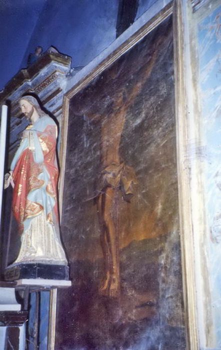 tableau d'autel : le Christ en croix