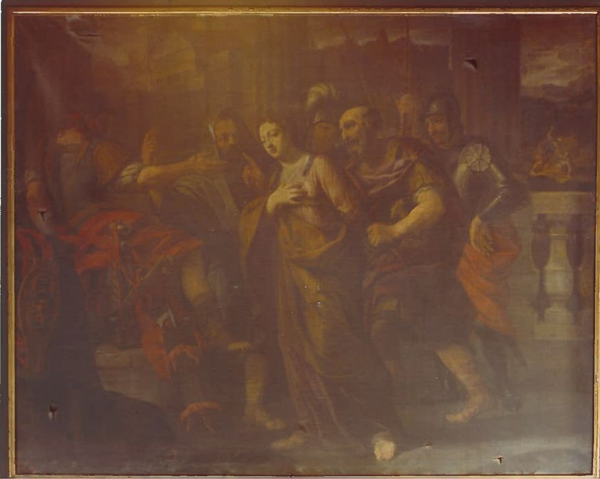 tableau : Jugement de sainte Barbe