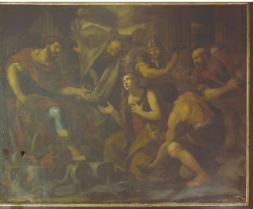 tableau : Martyr de sainte Barbe