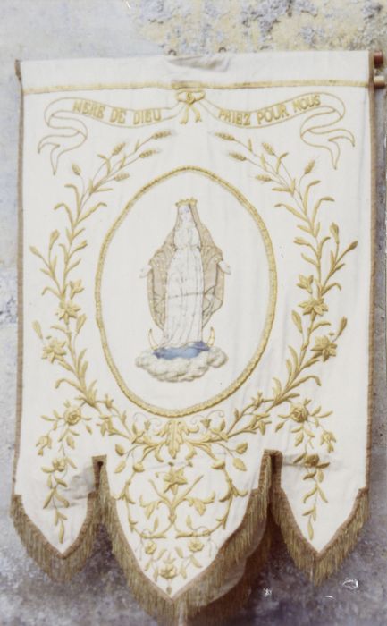 bannière de procession : Immaculée Conception