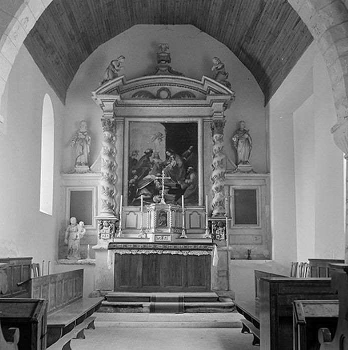 maître-autel, retable, tableau : Adoration des mages