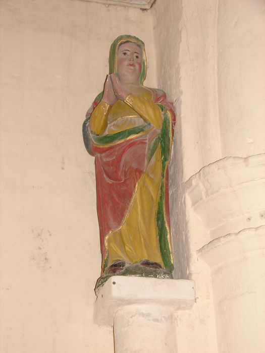 Statue : Vierge dite sainte Apolline