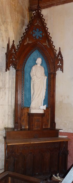 autel latéral sud, retable, tabernacle