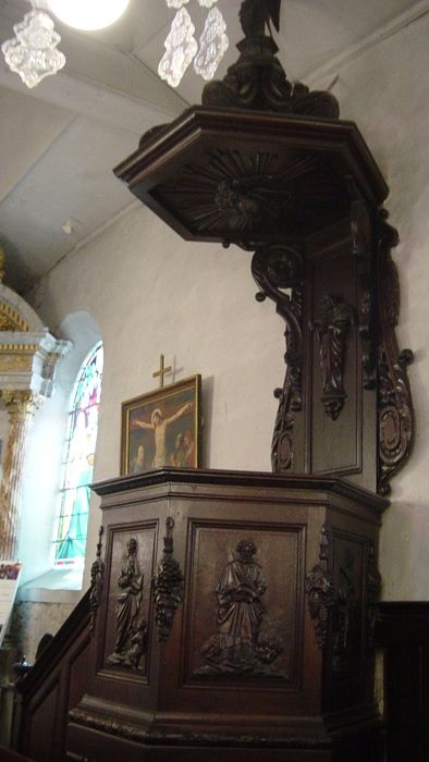 chaire à prêcher - © Ministère de la Culture (France), Conservation des antiquités et des objets d’art du Calvados – Tous droits réservés