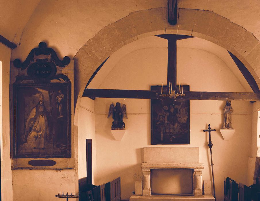 tableaux : Saint Thibaut, Tobie et l'ange Raphaël - © Ministère de la Culture (France), Conservation des antiquités et des objets d’art du Calvados – Tous droits réservés 