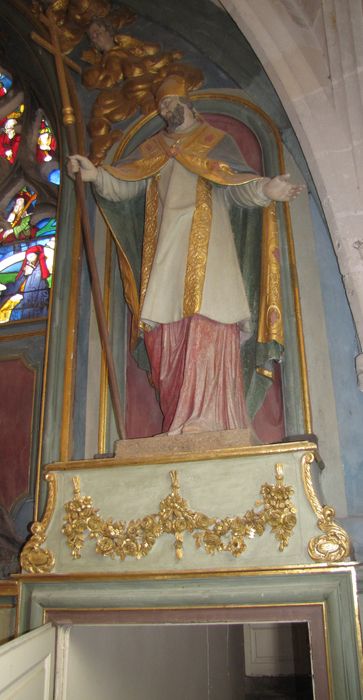 statue : Saint Martin - © Ministère de la Culture (France), Conservation des antiquités et des objets d’art du Calvados – Tous droits réservés 