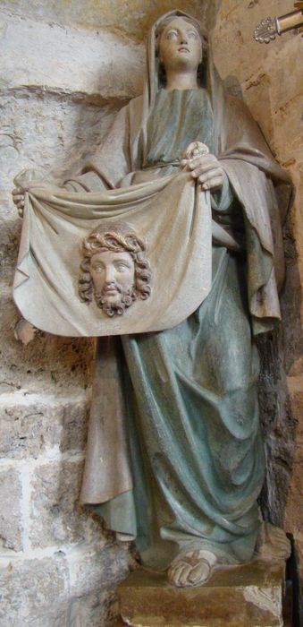 statue : Sainte Véronique - © Ministère de la Culture (France), Conservation des antiquités et des objets d’art du Calvados – Tous droits réservés 